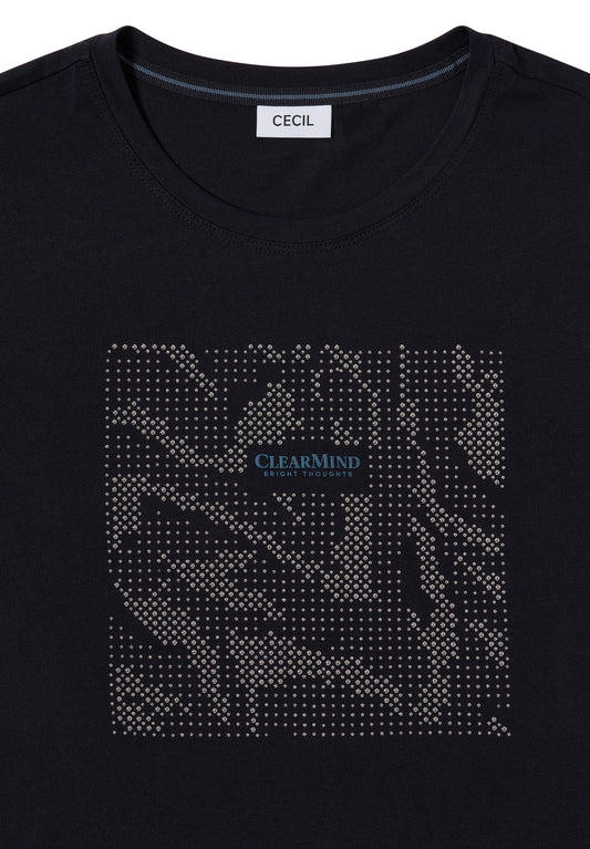 Shirt mit Schmucksteinen
