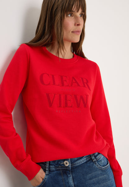 Sweatshirt mit Wording