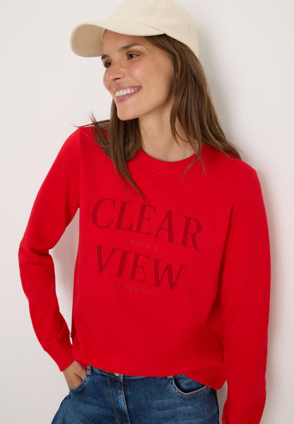Sweatshirt mit Wording