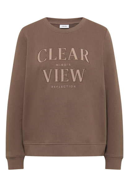 Sweatshirt mit Wording