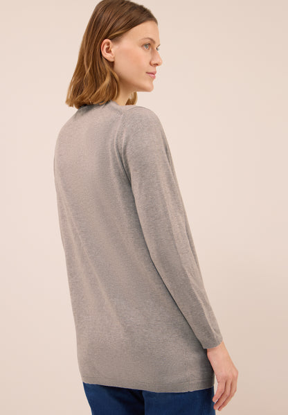 Offene Strickjacke
