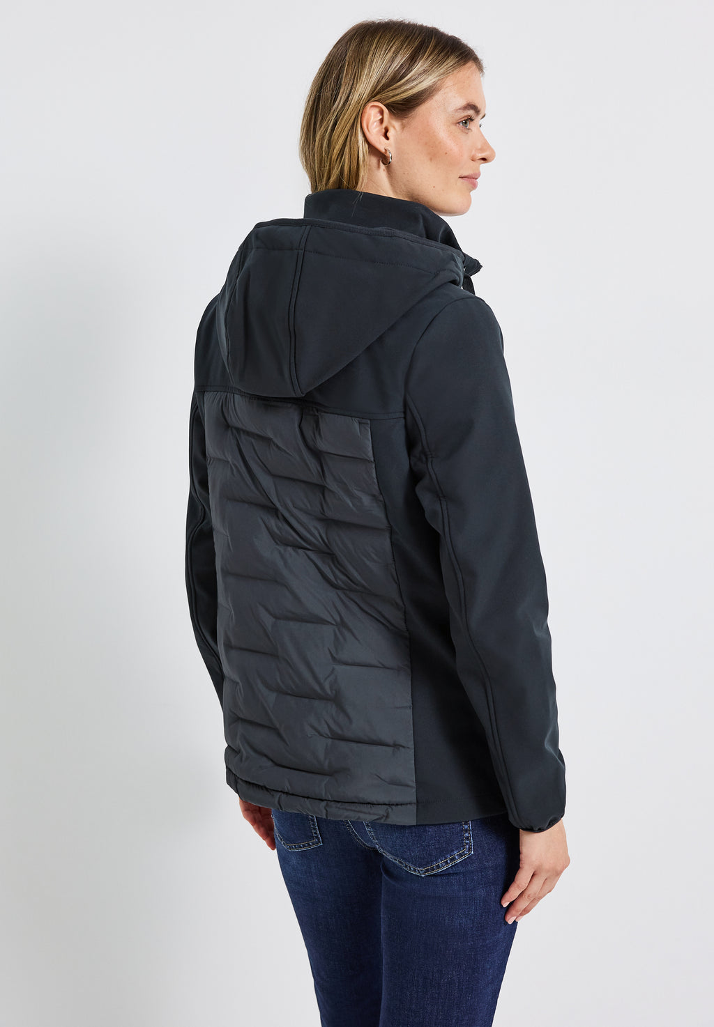 Strukturmix Softshelljacke
