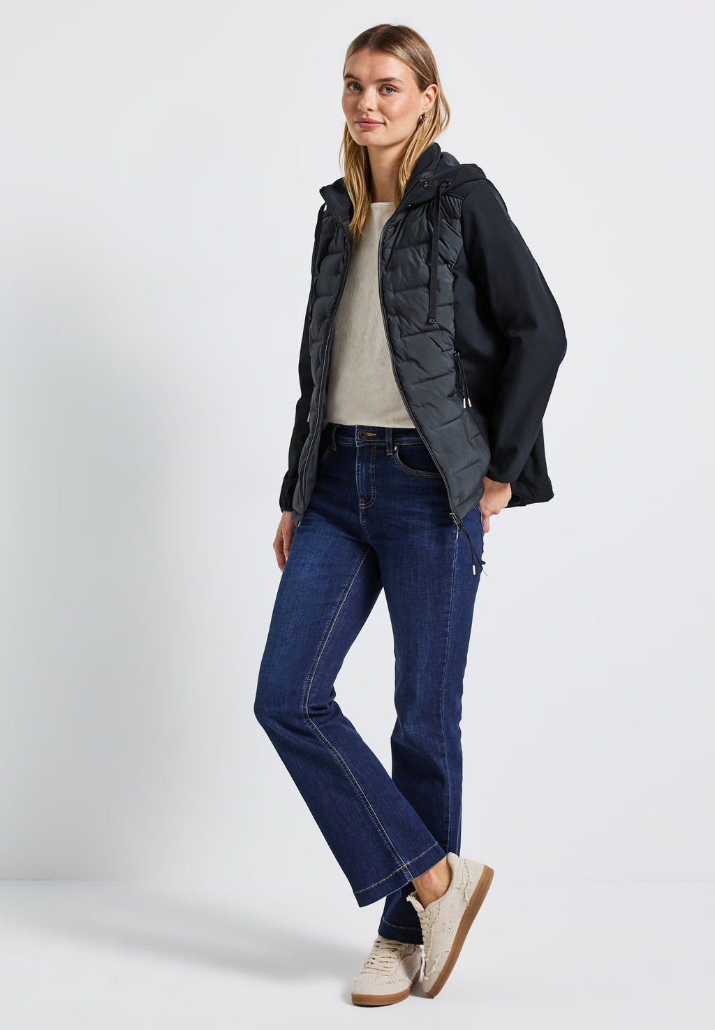 Strukturmix Softshelljacke