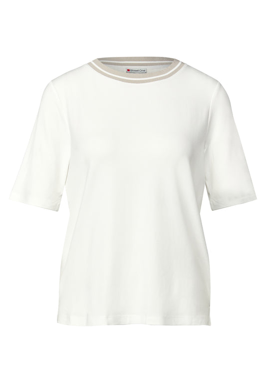 Shirt mit Rippdetail