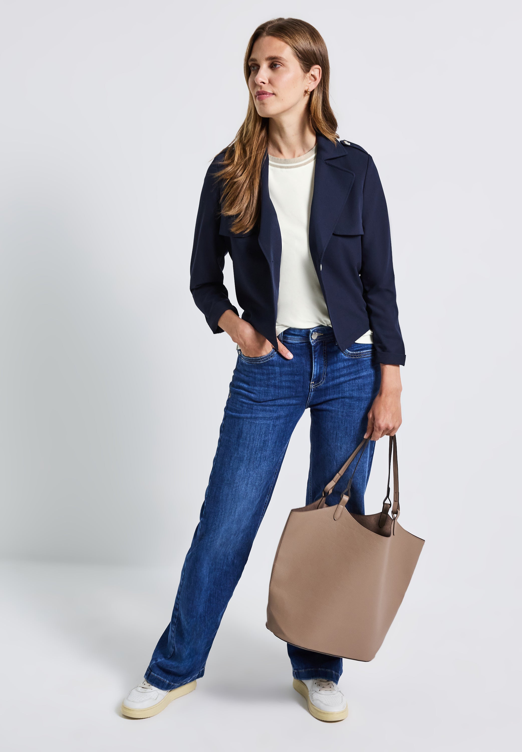 Shirt mit Rippdetail