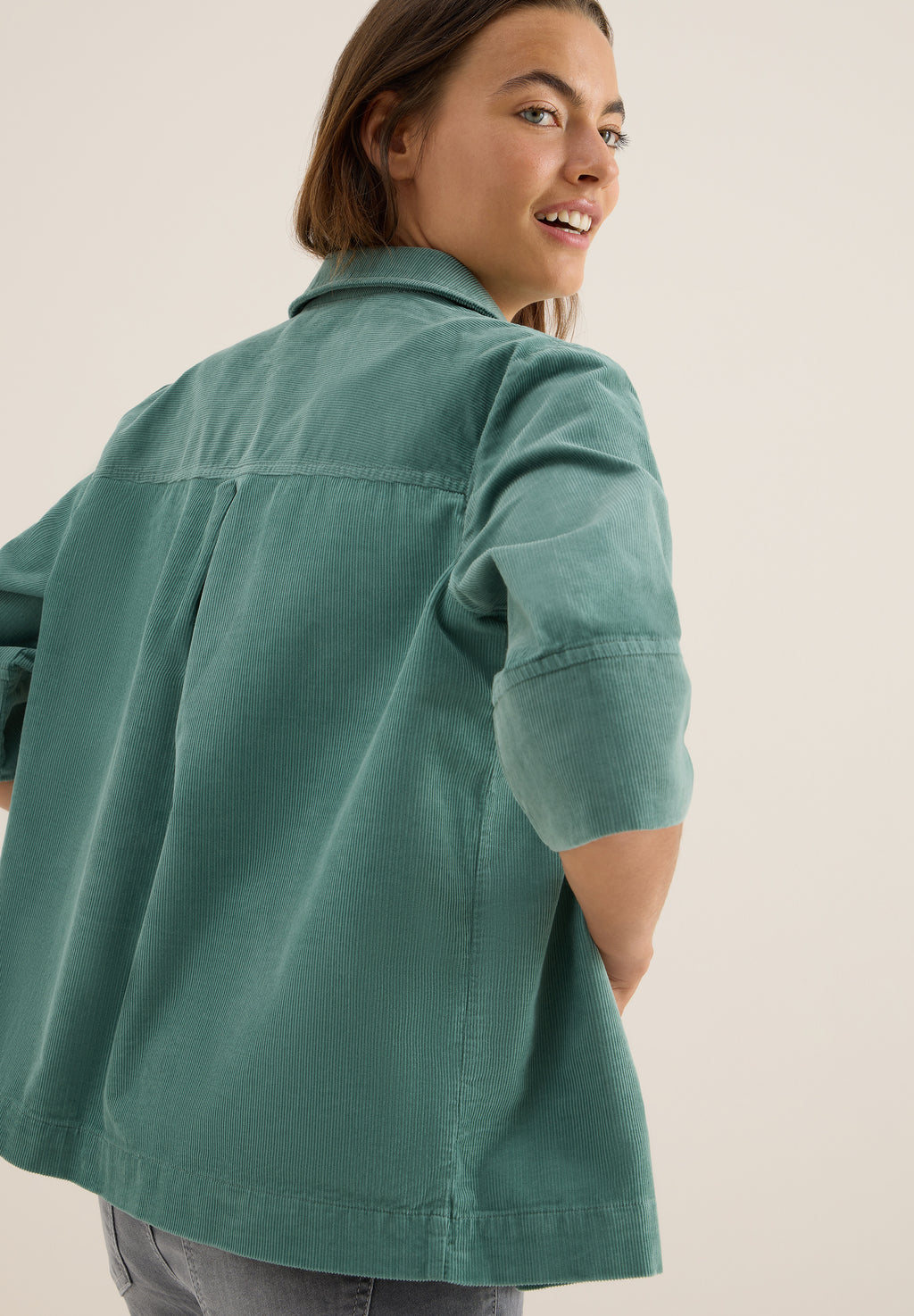 Cord Hemdbluse