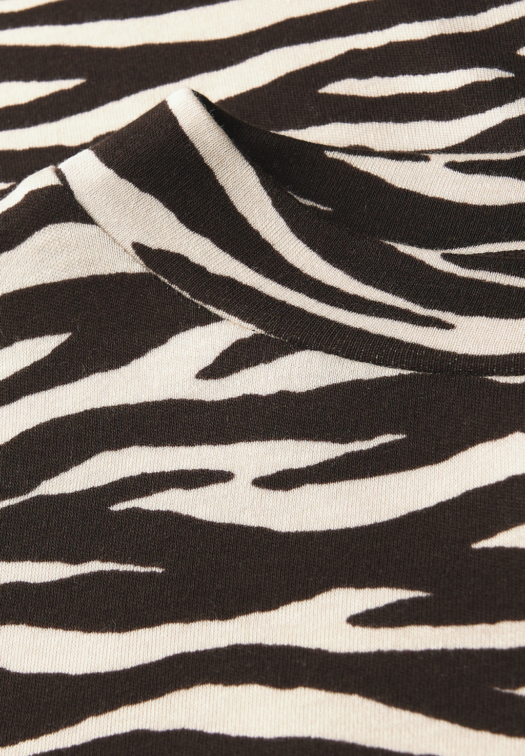 T-Shirt mit Zebra Print