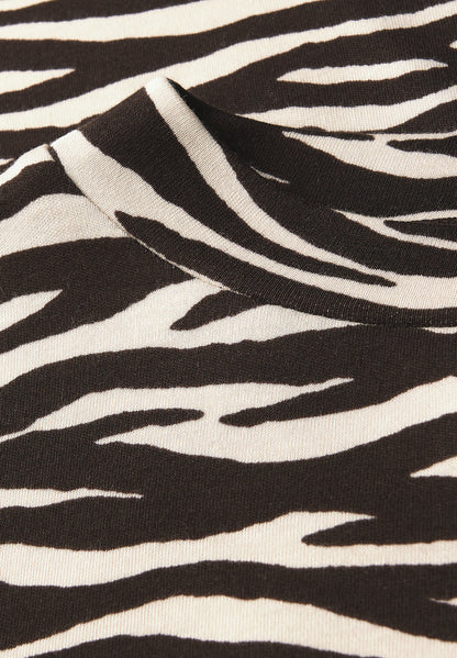 T-Shirt mit Zebra Print