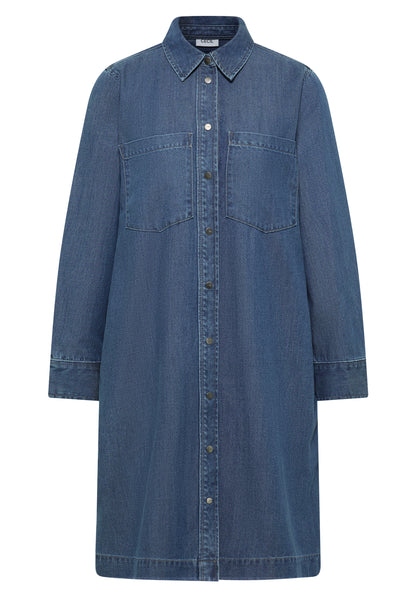 Denim-Look Kleid