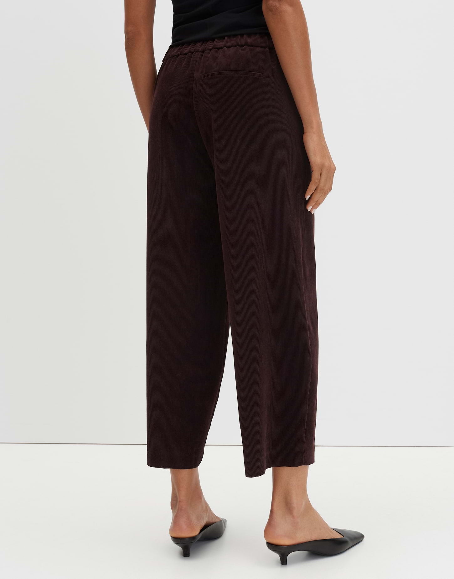 Hose | Cisilia curved corduroy