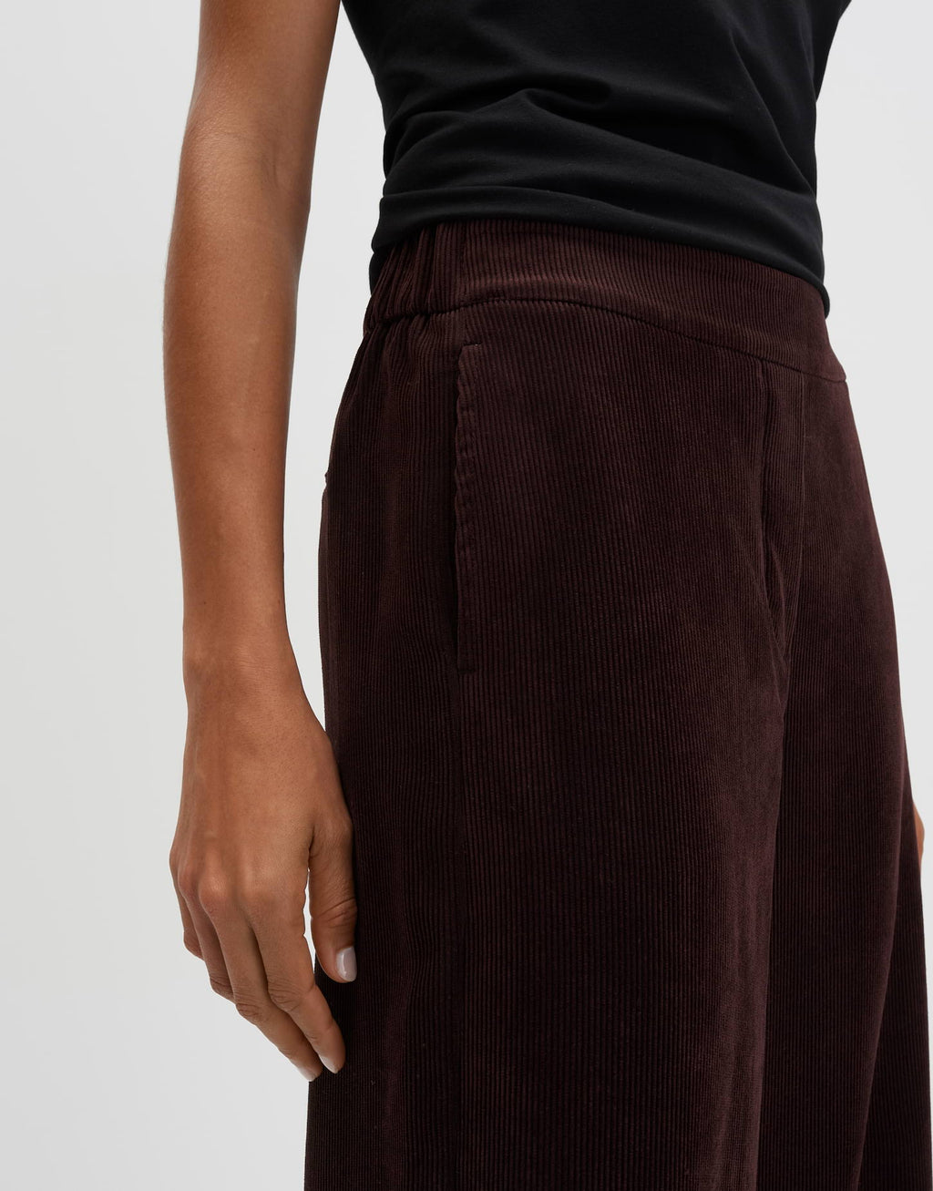 Hose | Cisilia curved corduroy