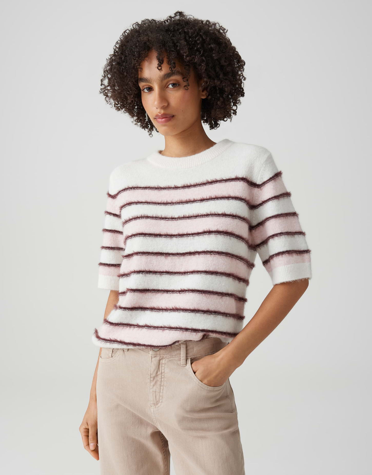 Kurzarmpullover | Pimota stripe