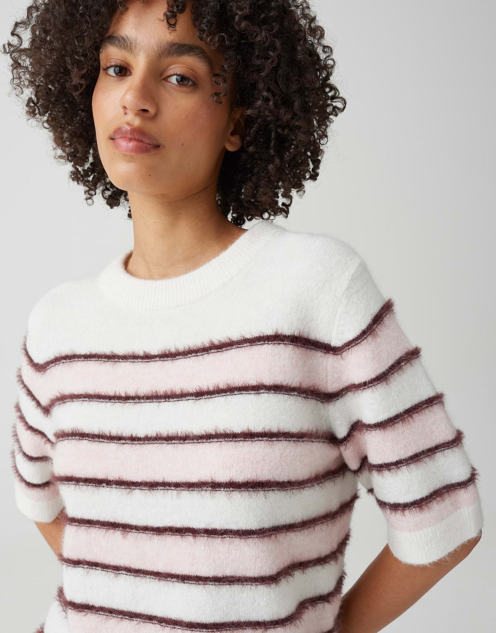 Kurzarmpullover | Pimota stripe