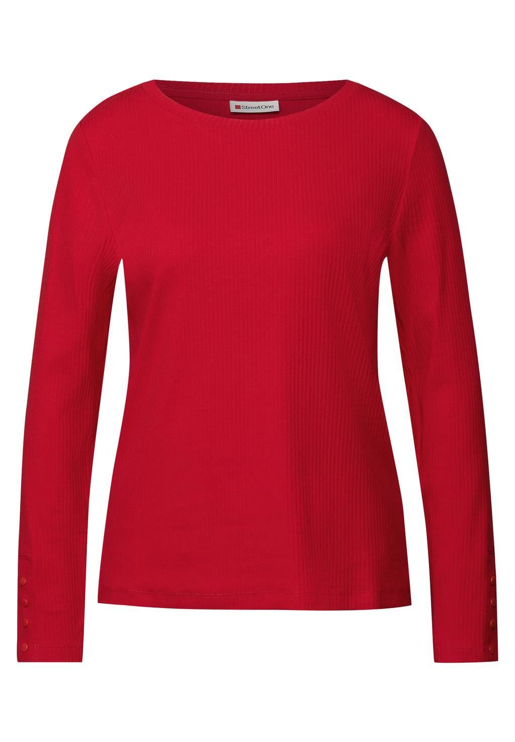 Shirt mit Rippstruktur