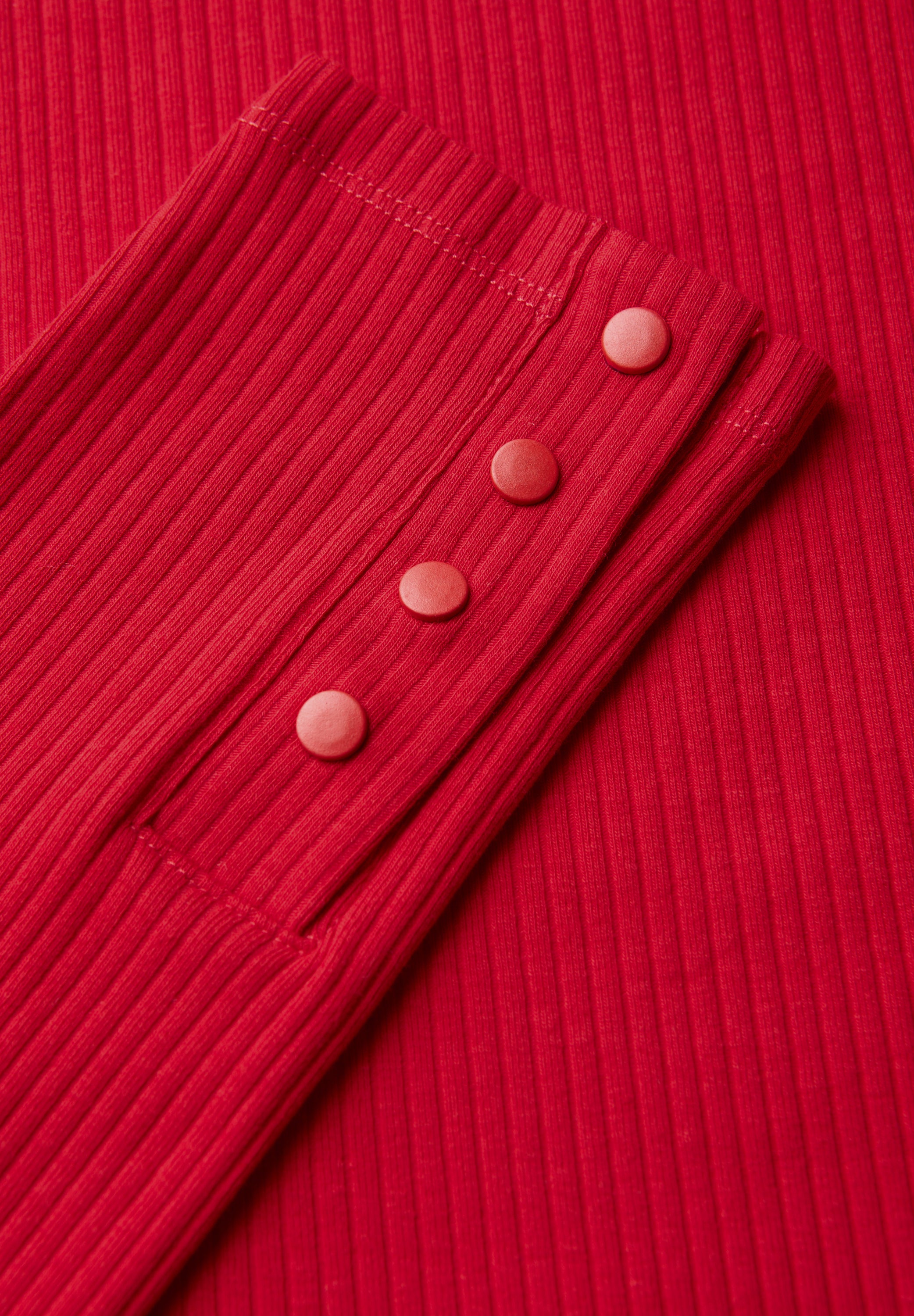 Shirt mit Rippstruktur