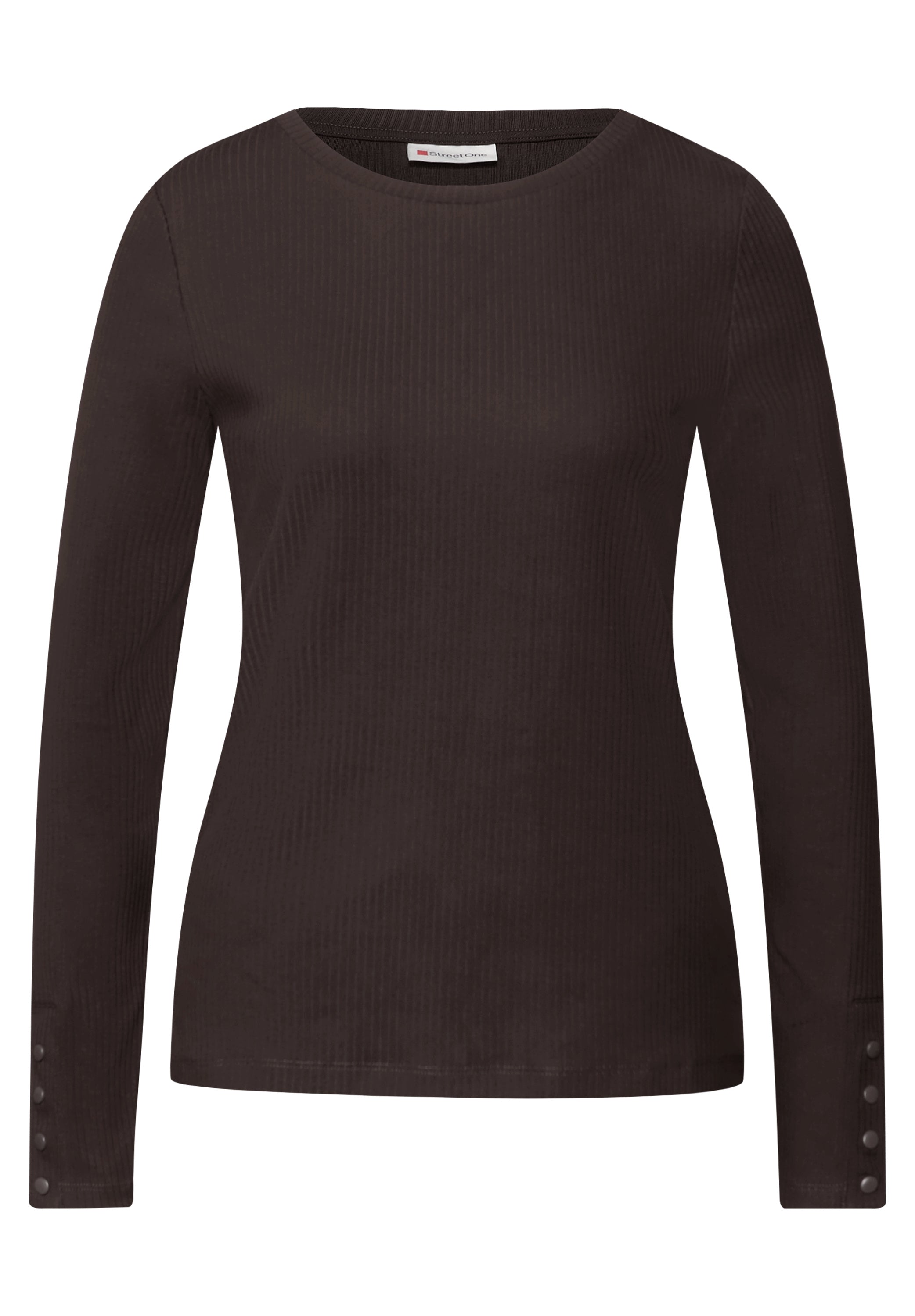 Shirt mit Rippstruktur