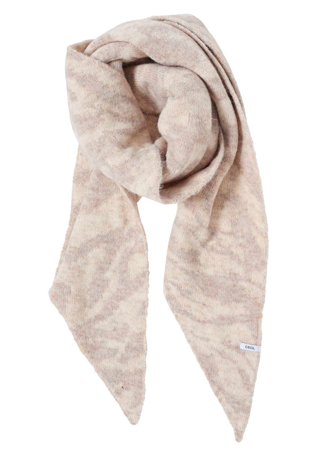 Dreieckstuch mit Zebramuster