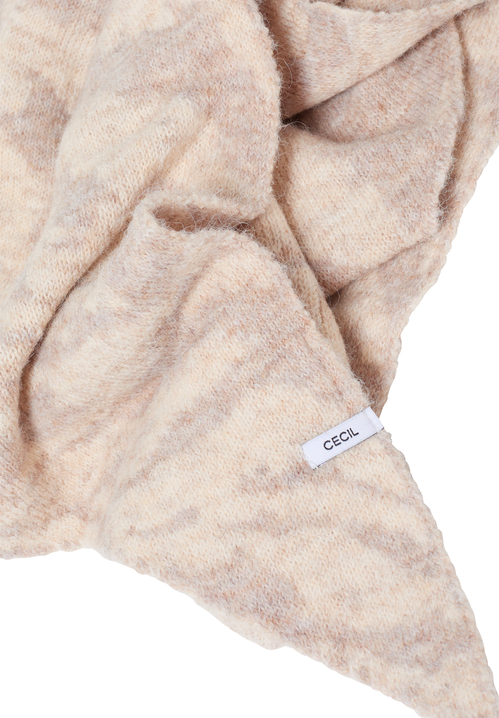 Dreieckstuch mit Zebramuster