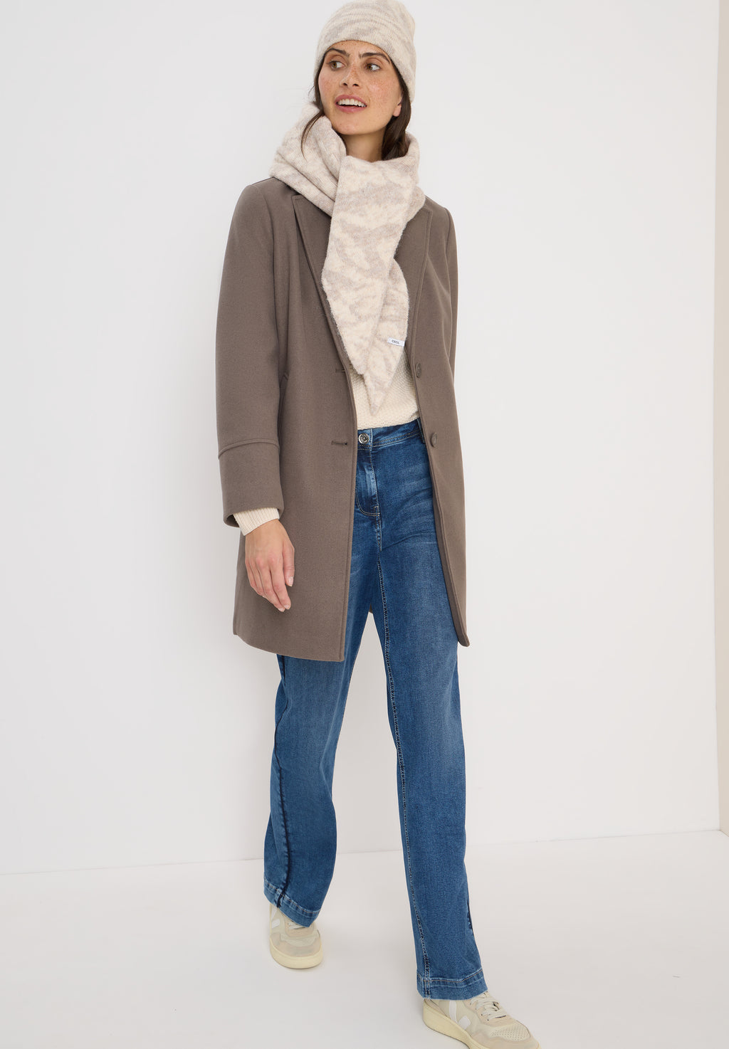 Dreieckstuch mit Zebramuster