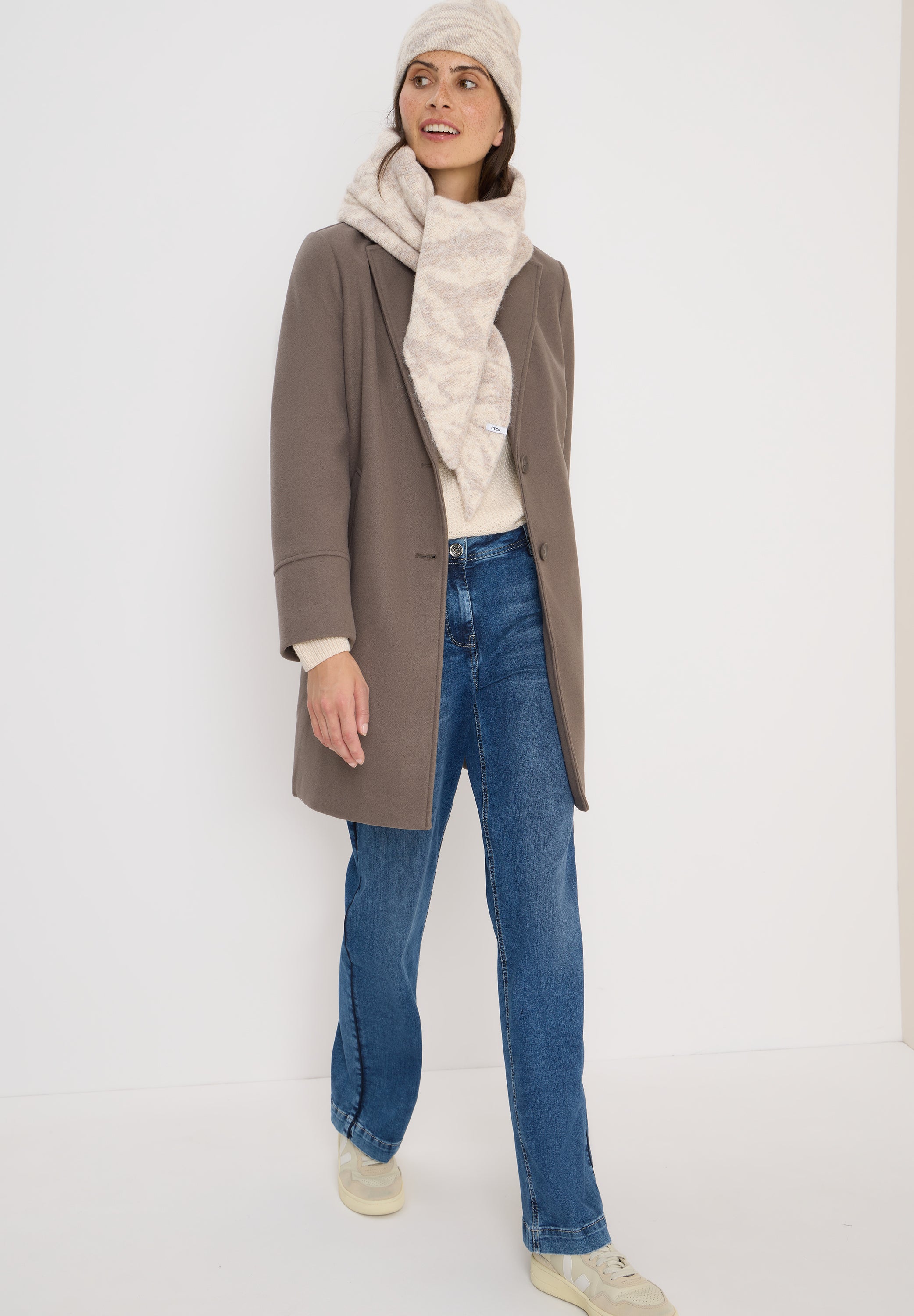 Dreieckstuch mit Zebramuster