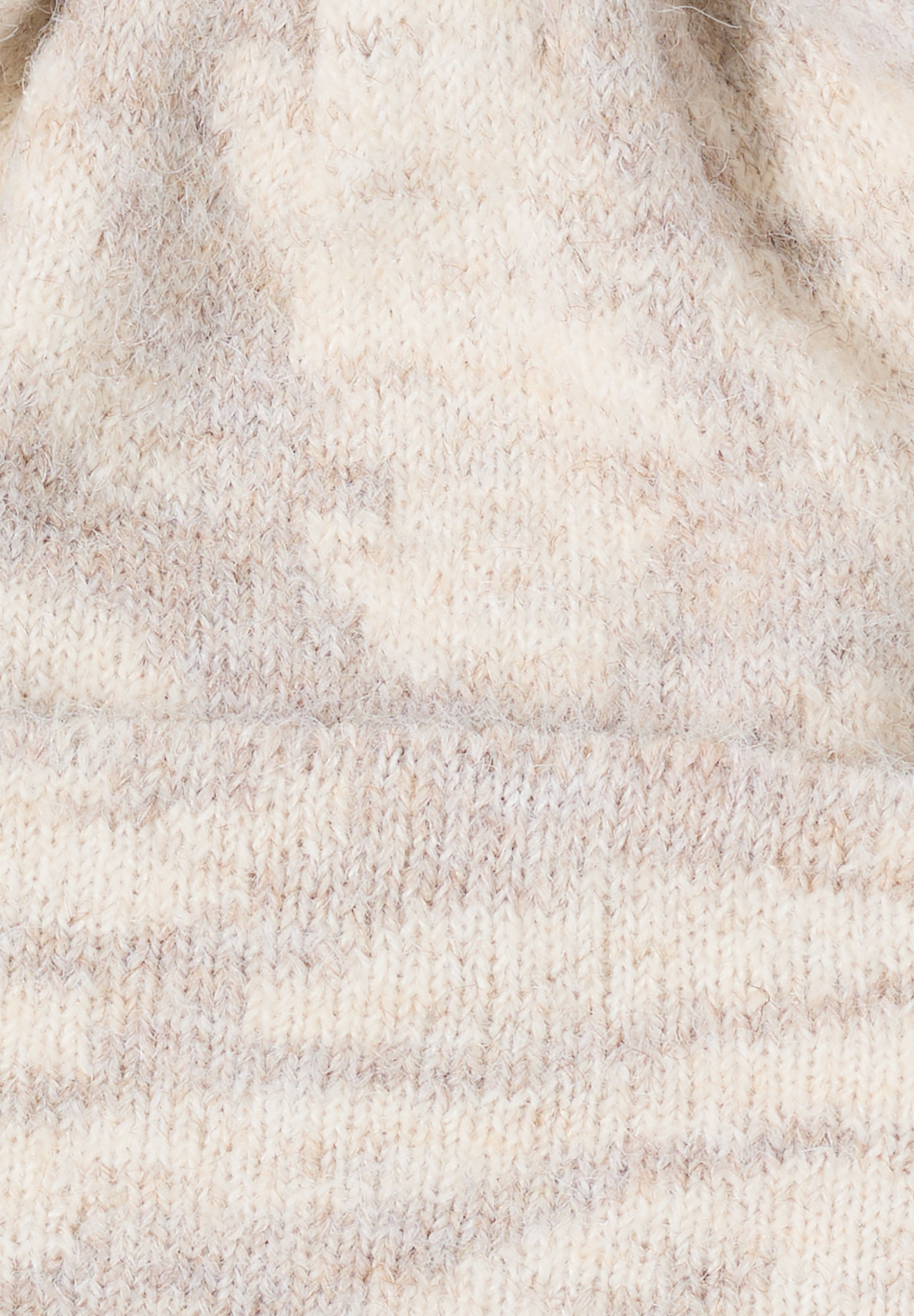 Beanie mit Zebramuster