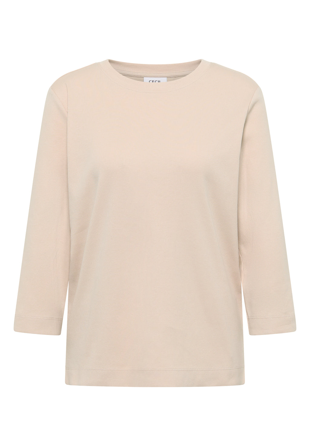 Shirt mit Rippstruktur