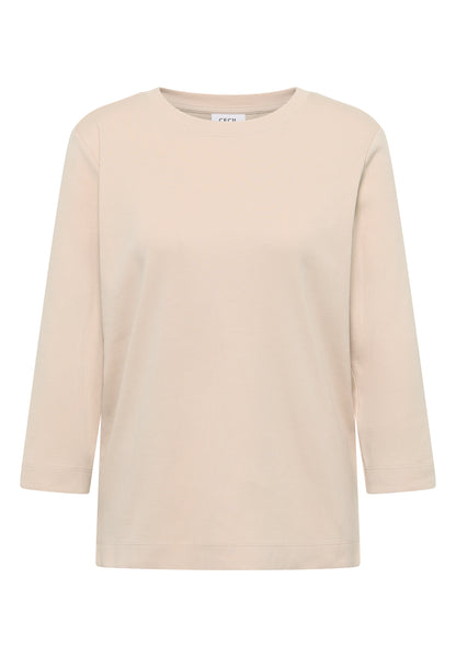 Shirt mit Rippstruktur