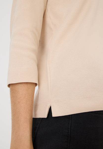 Shirt mit Rippstruktur