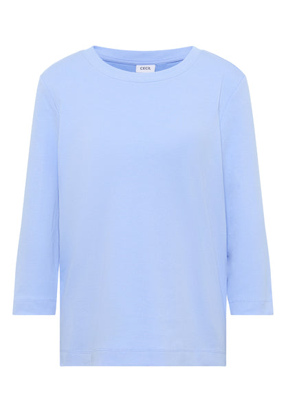 Shirt mit Rippstruktur