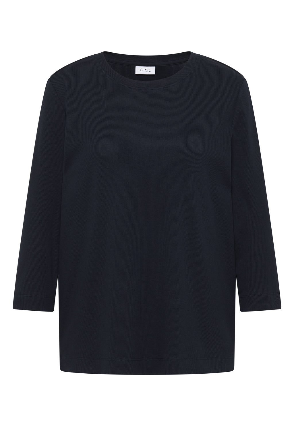 Shirt mit Rippstruktur