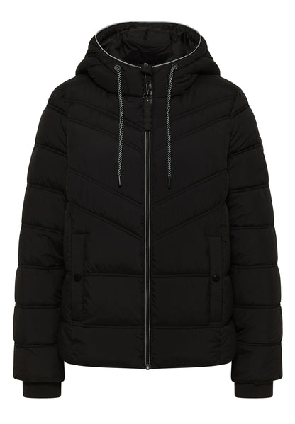 Steppjacke mit Kapuze