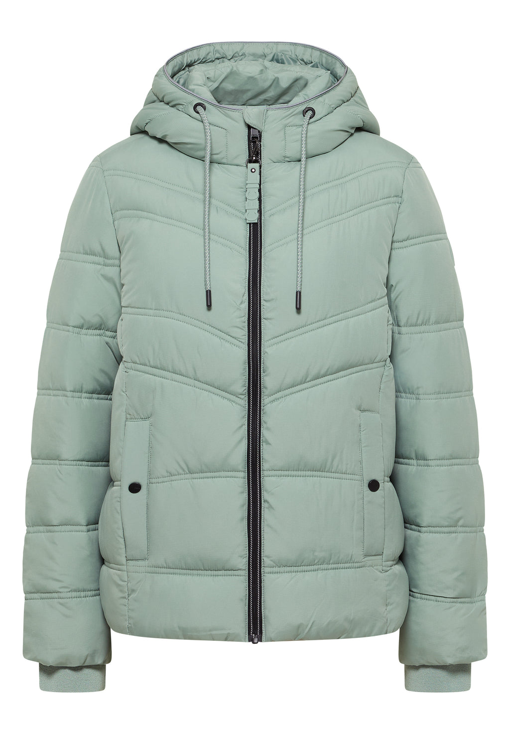 Steppjacke mit Kapuze