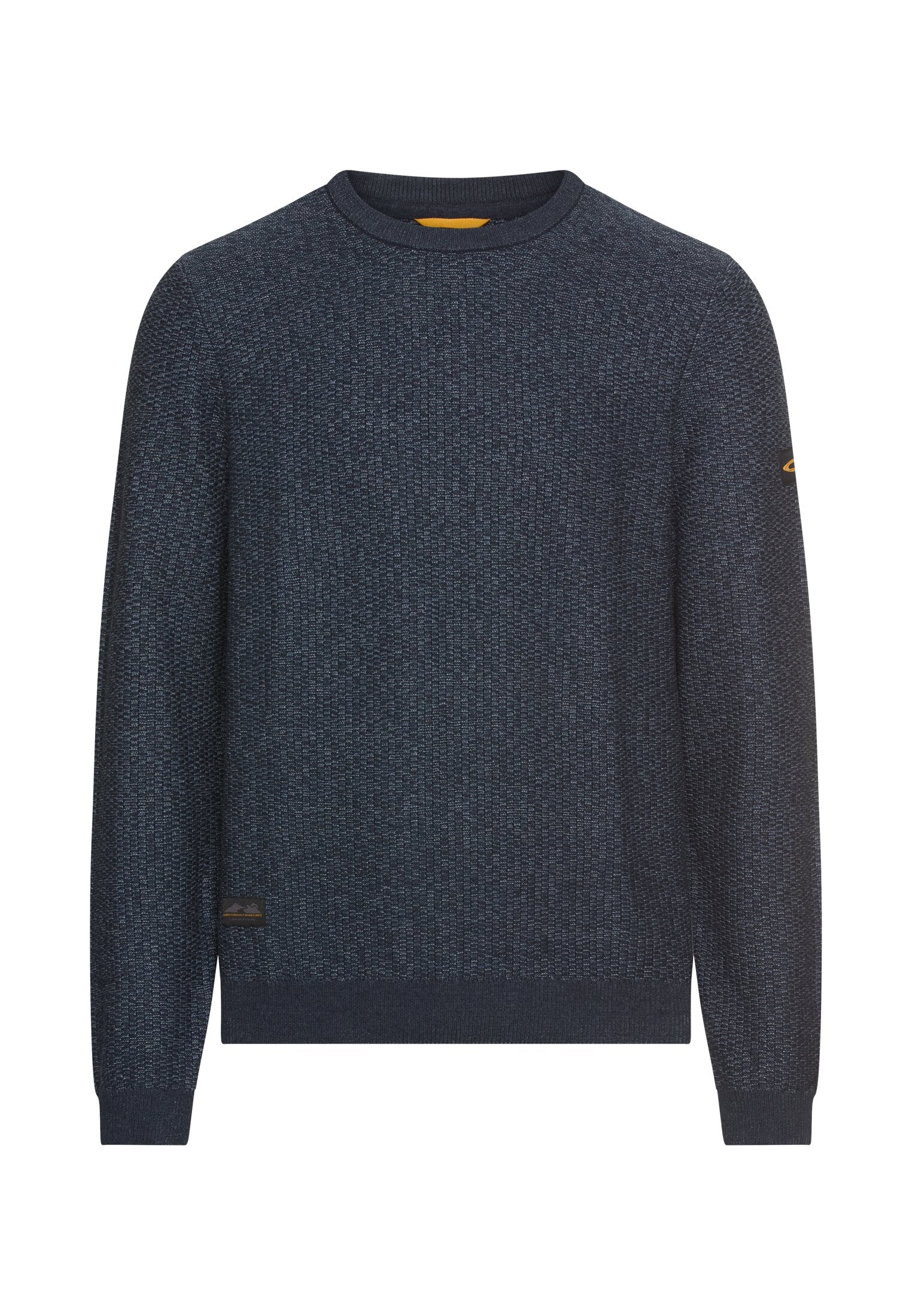 Strickpullover mit Rundhalskragen