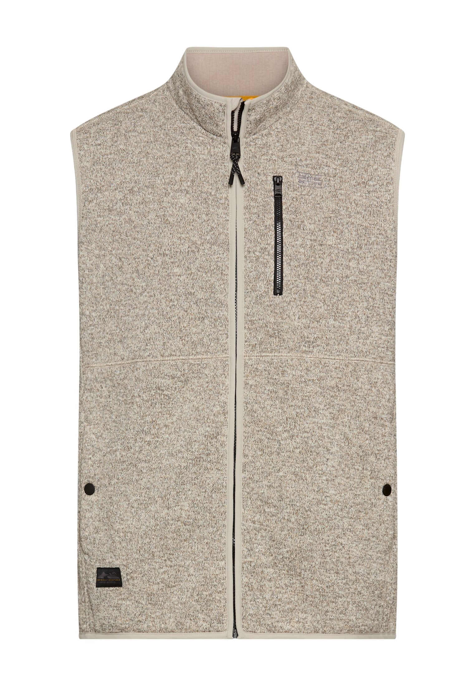 Fleeceweste mit Stehkragen