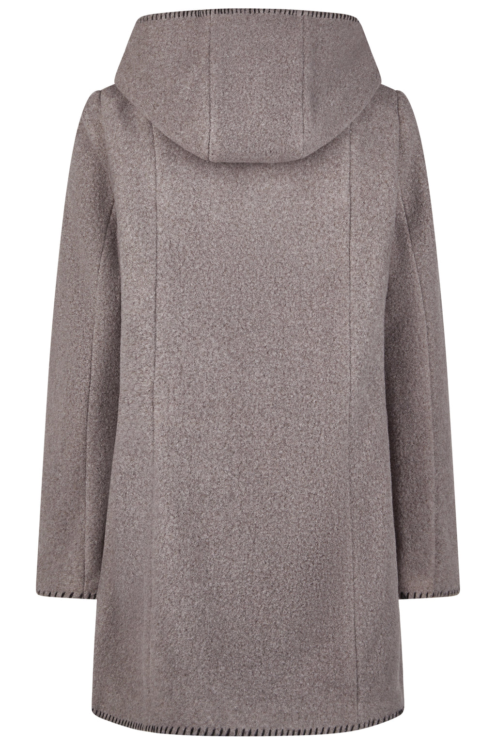 Wolljacke mit Kapuze