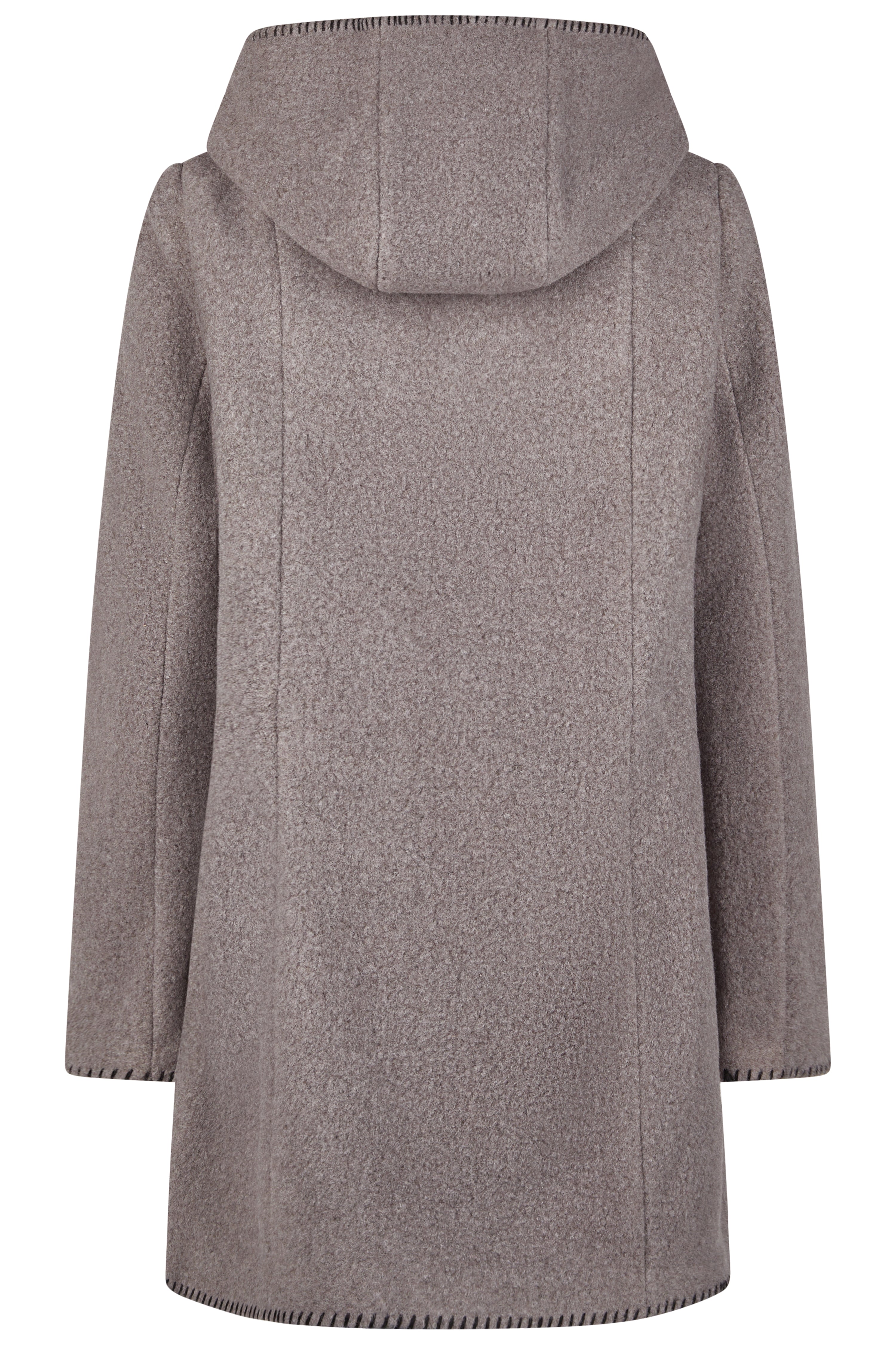 Wolljacke mit Kapuze