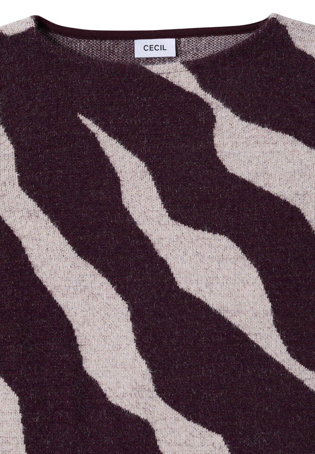 Gemustertes Federgarn Shirt