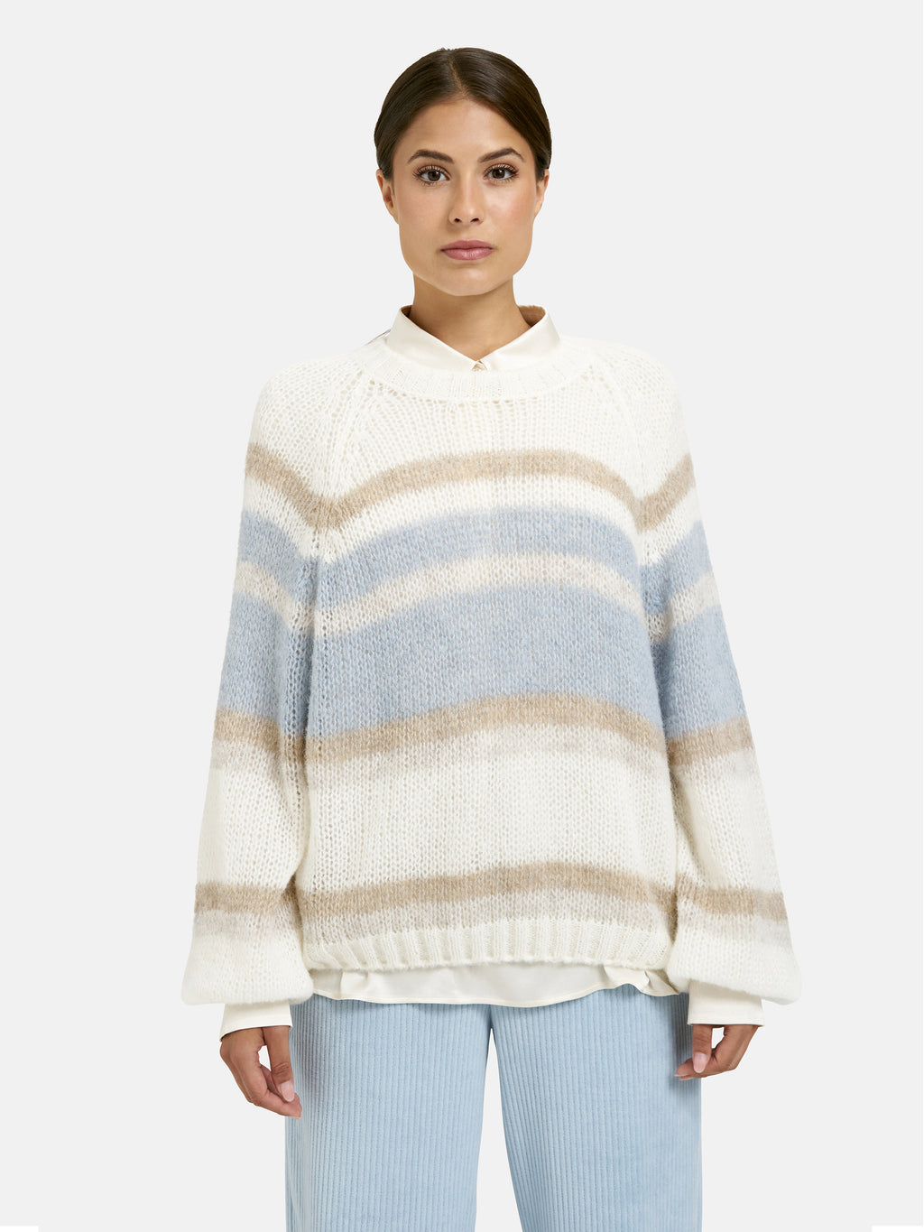 roundneck pullover 1/1 raglan sleeve