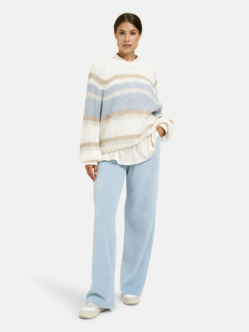 roundneck pullover 1/1 raglan sleeve