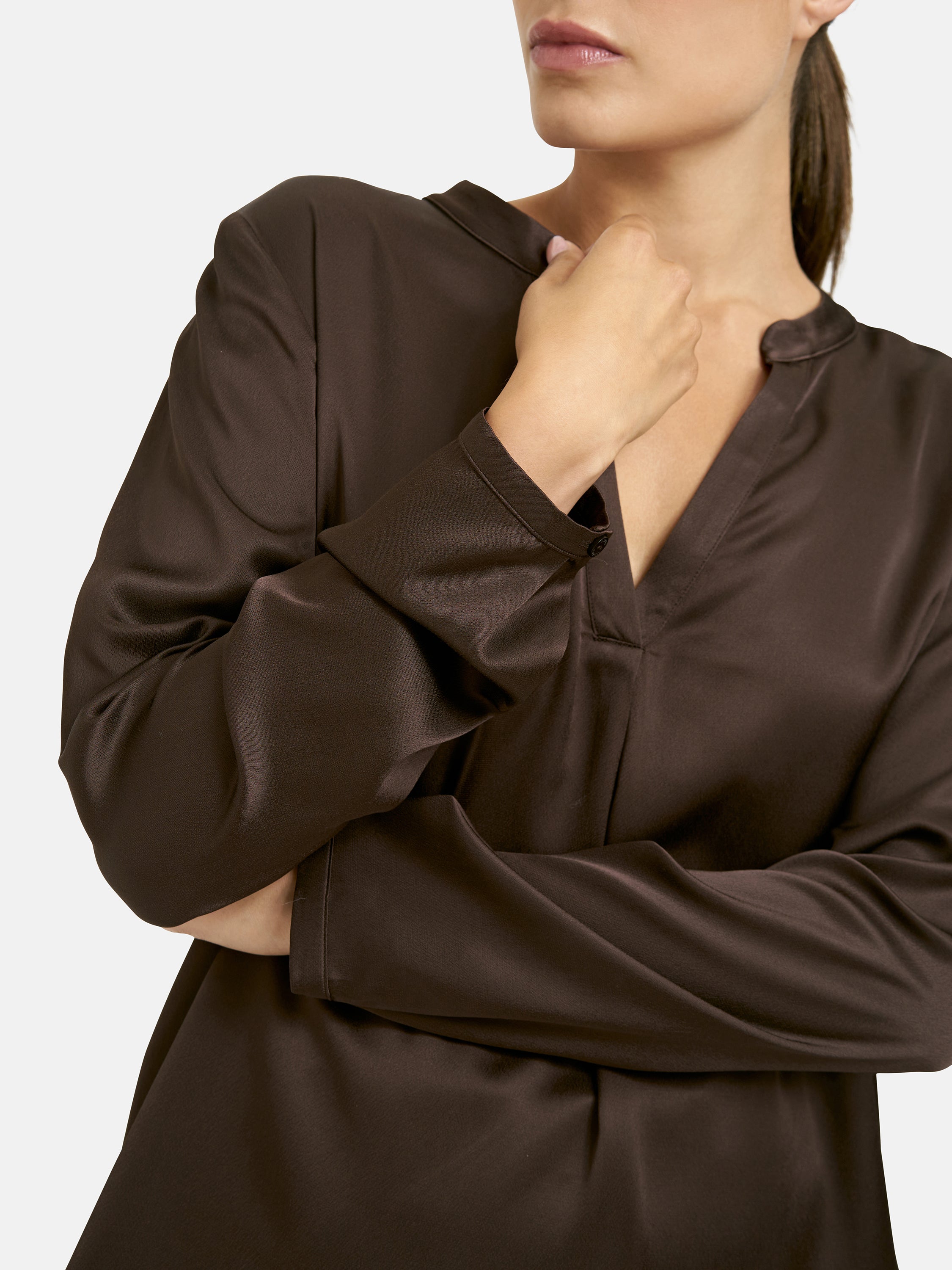 V-neck blouse 1/1 sleeve