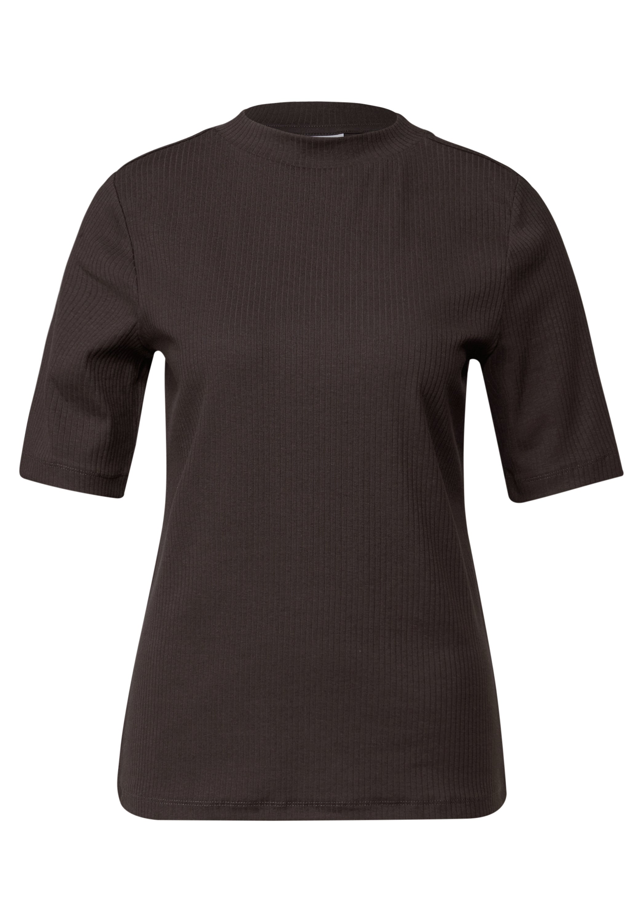 T-Shirt mit Rippstruktur