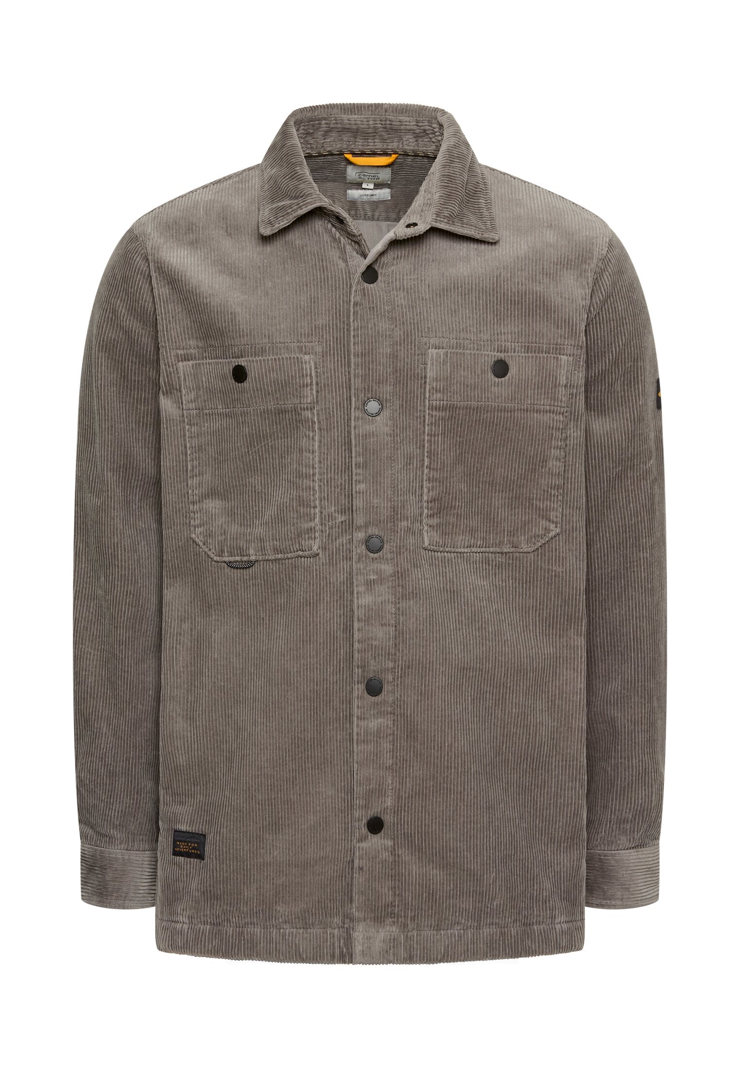 Cord Overshirt mit Druckknöpfen