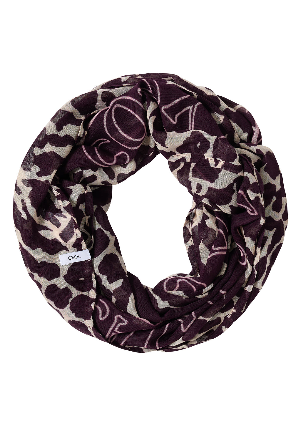 Gemusterter Loop Schal