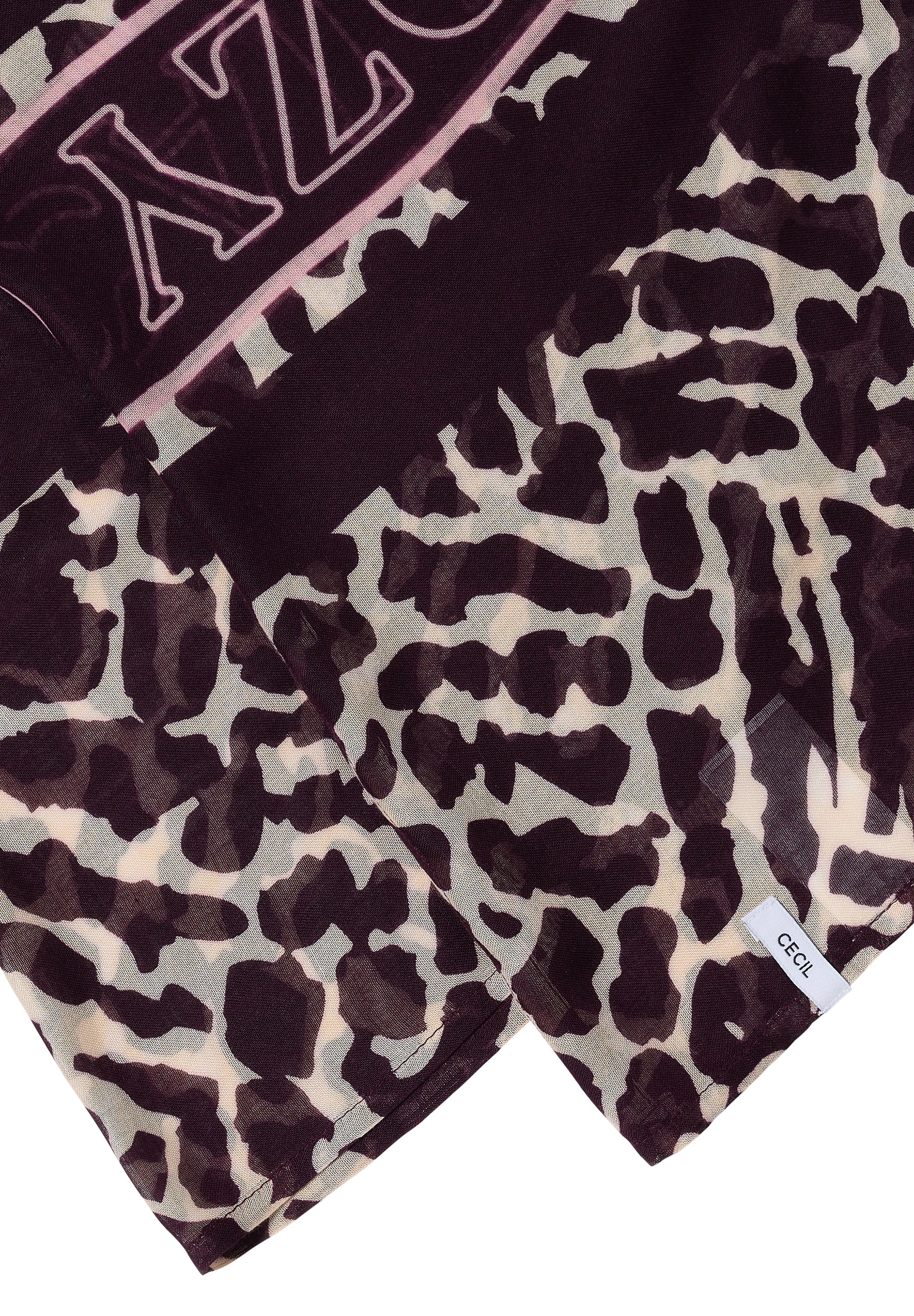 Gemusterter Loop Schal