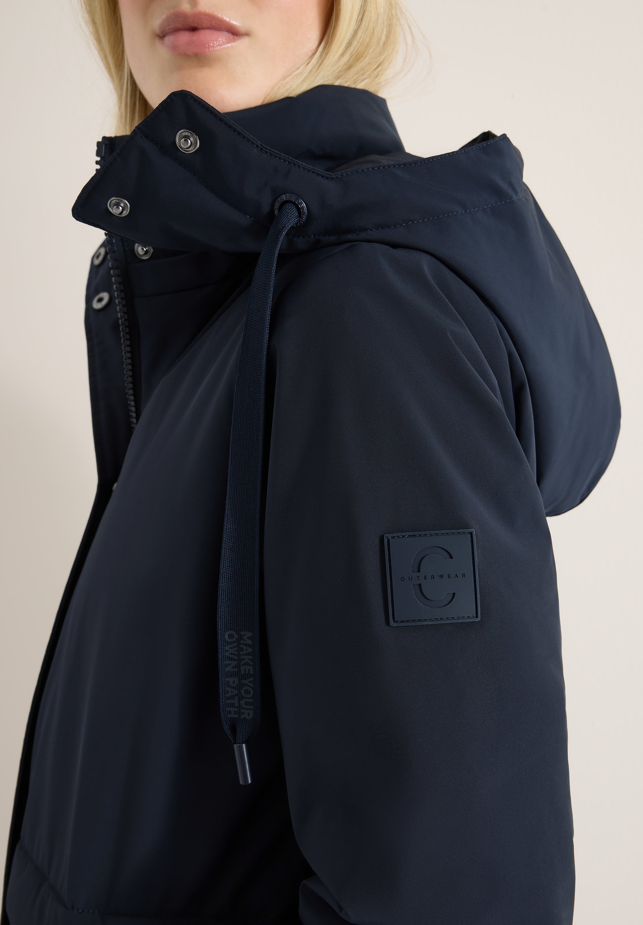 Mantel mit Strukturmix