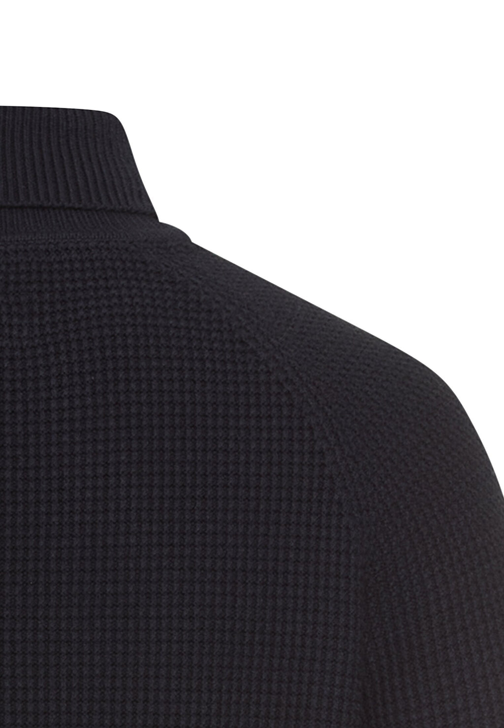 Strickpullover mit Stehkragen