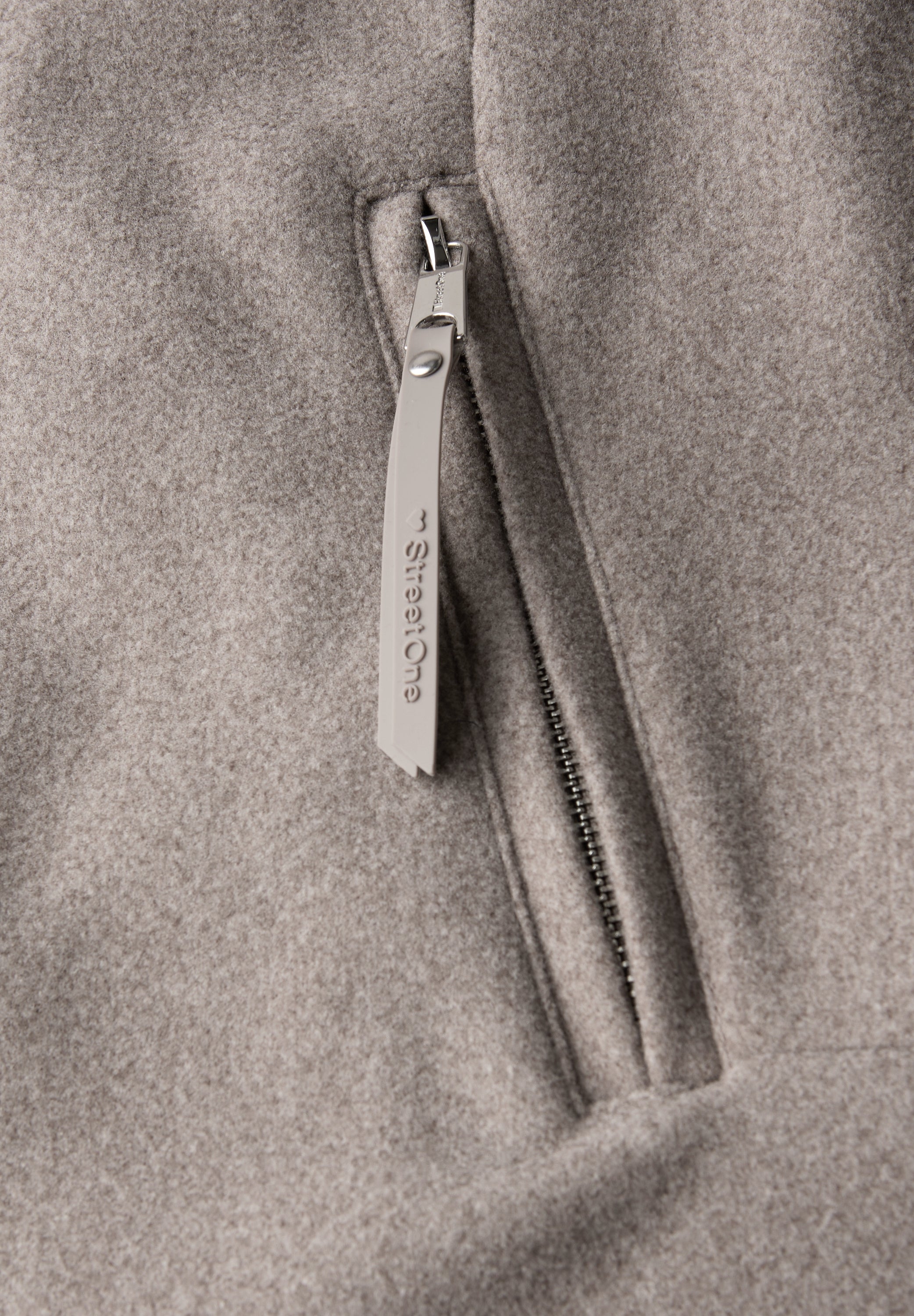 Mantel mit Strickdetails