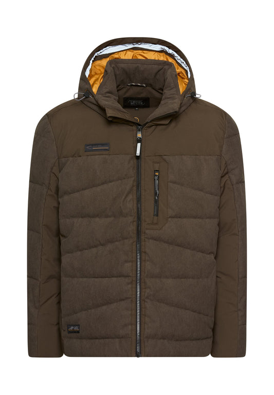 Steppjacke mit abnehmbarer Kapuze
