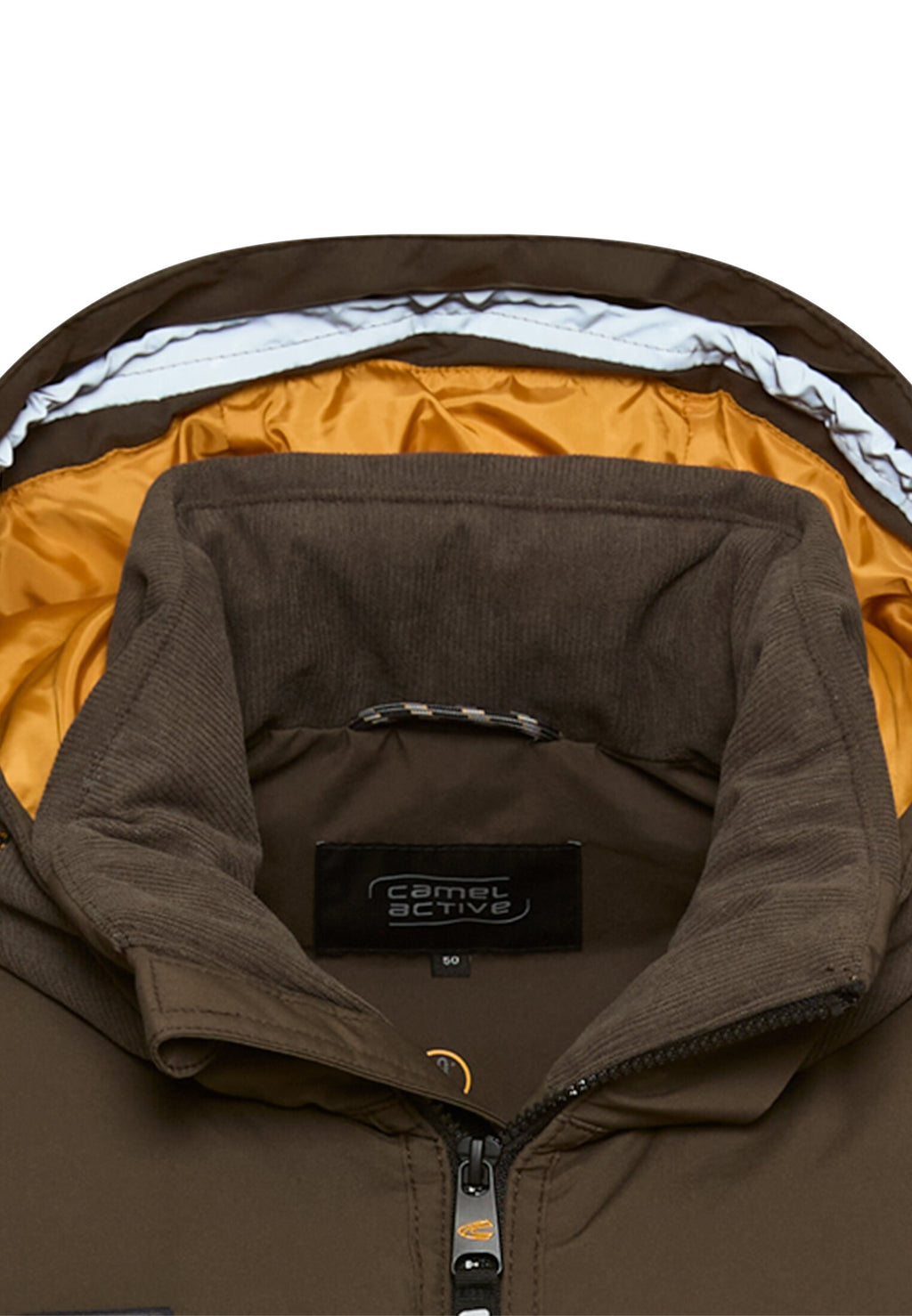 Steppjacke mit abnehmbarer Kapuze