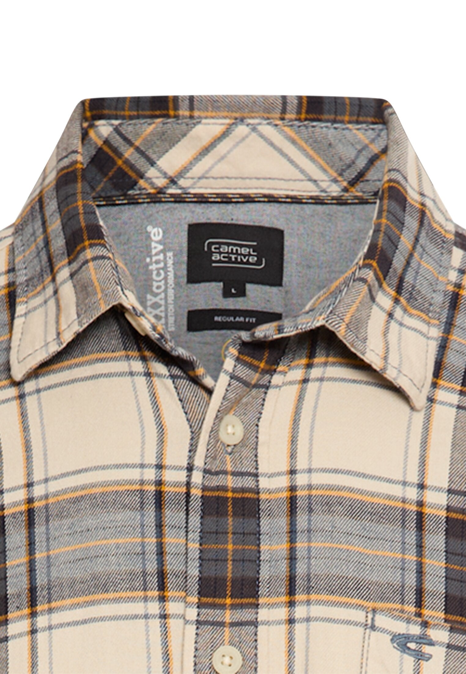 fleXXXactive® Langarmhemd aus leichtem Flanell